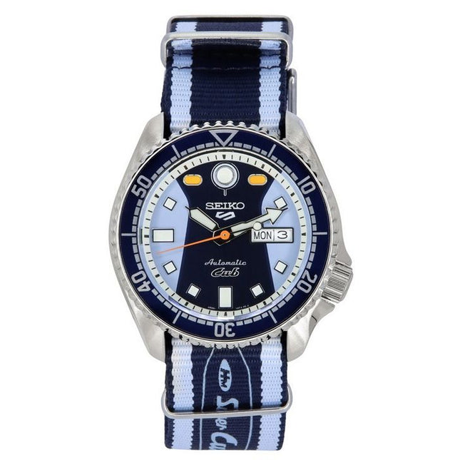 Seiko 5 Sports SKX Sense Style Honda Super Cub Limited Edition Blue Dial Automatic SRPK37K1 100M Mens Watch