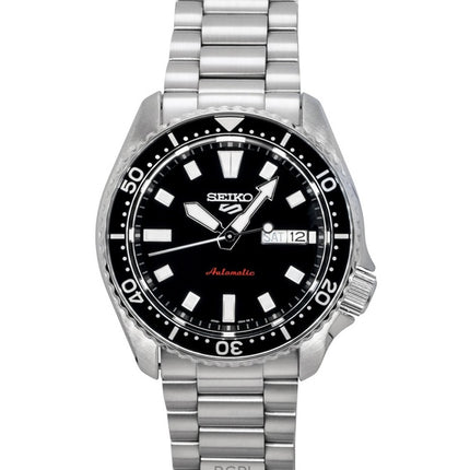 Seiko 5 Sports SKX Redux Stainless Steel Black Dial Automatic SRPL85K1 100M Men's Watch