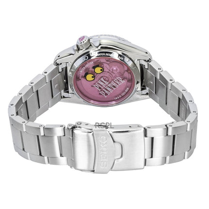 Seiko 5 Sports SKX Pink Panther Limited Edition Stainless Steel Pink Dial Automatic SRPM07K1 100M Unisex Watch