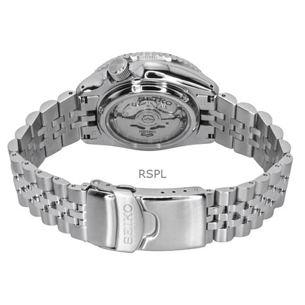 Seiko 5 Sports SKX GMT Stainless Steel Green Dial Automatic SSK035K1 100M Men's Watch
