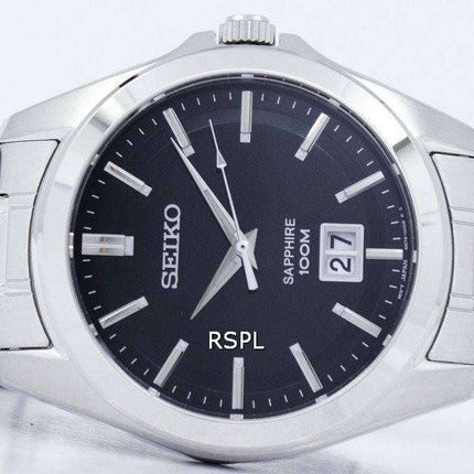 Seiko Quartz Sapphire Stainless Steel SUR009 SUR009P1 SUR009P Men's Watch