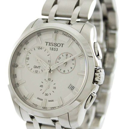 Tissot Couturier Quartz GMT T035.439.11.031.00 T0354391103100 Men's Watch