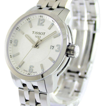 Tissot T-Sport PRC 200 Quartz White Dial T055.410.11.017.00 T0554101101700 Men's Watch