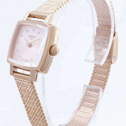 Tissot T-Lady Lovely Square T058.109.33.456.00 T0581093345600 Diamond Accents Women's Watch