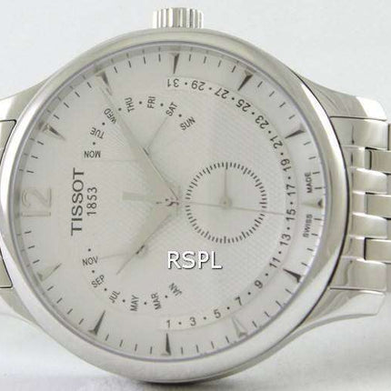 Tissot T-Classic Tradition Perpetual Calendar T063.637.11.037.00 T0636371103700 Men's Watch