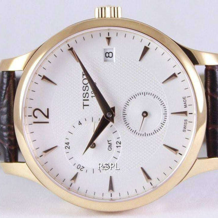 Tissot T-Classic Tradition GMT T063.639.36.037.00 T0636393603700 Men's Watch