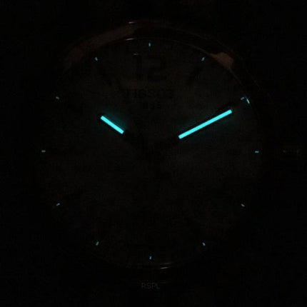 Tissot T-Sport Quickster White Mother of Pearl Dial Quartz T095.410.37.117.00 T0954103711700 100M Unisex Watch