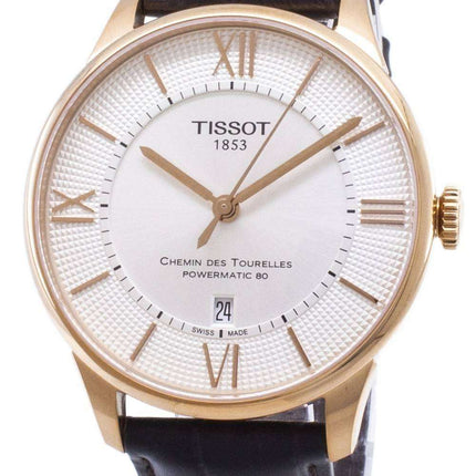 Tissot T-Classic Chemin Des Tourelles T099.407.36.038.00 T0994073603800 Powermatic 80 Men's Watch