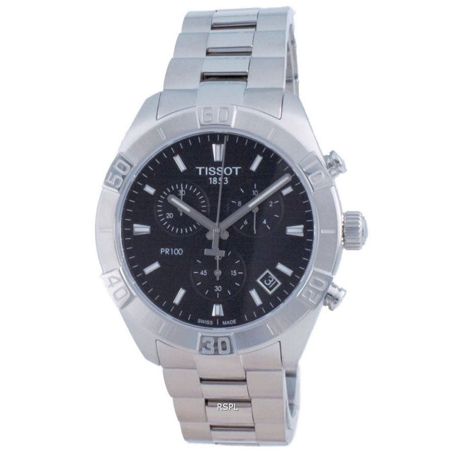 Tissot PR 100 Sport Chronograph Quartz T101.617.11.051.00 T1016171105100 100M Men's Watch