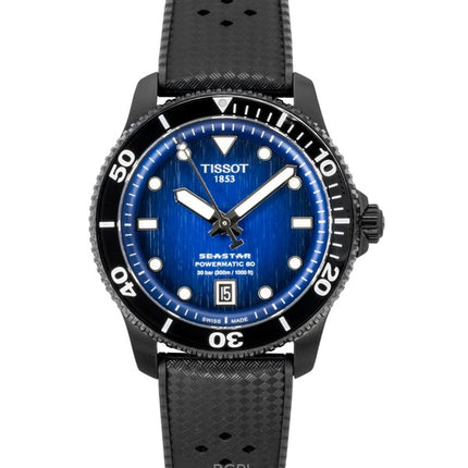 Tissot Seastar 1000 Synthetic Strap Blue Dial Automatic Diver's T120.807.37.041.00 300M Men's Watch