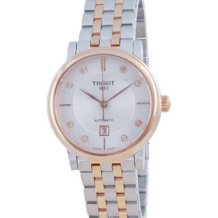 Tissot T-Classic Carson Automatic Diamond Accents T122.207.22.036.00 T1222072203600 Womens Watch