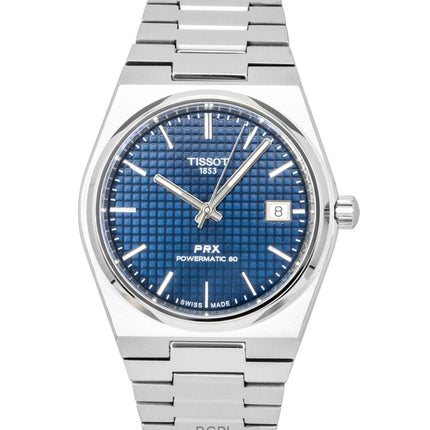 Tissot PRX Titanium Blue Dial Automatic T137.807.44.041.00 100M Men's Watch