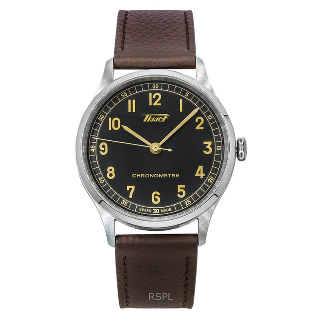 Tissot Heritage 1938 Leather Strap Anthracite Dial Automatic T142.464.16.062.00 Men's Watch