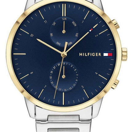 Tommy Hilfiger Hunter Blue Dial Stainless Steel Quartz 1710408 Mens Watch