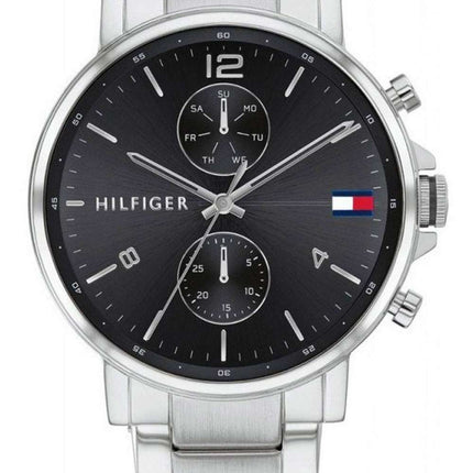 Tommy Hilfiger Daniel Black Dial Stainless Steel Quartz 1710413 Mens Watch