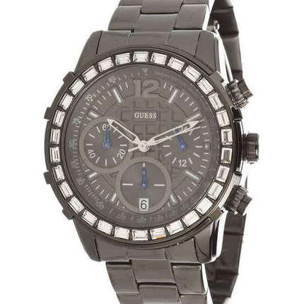 GUESS Dazzling Sport Gunmetal Chronograph U0016L3 Women's Watch
