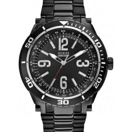 Guess Black Stainless Steel Quartz U0043G2 Men's Watch