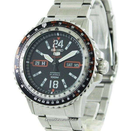 Refurbished Seiko 5 Sports Automatic 24 Jewels SRP347K1 SRP347K Men's Watch