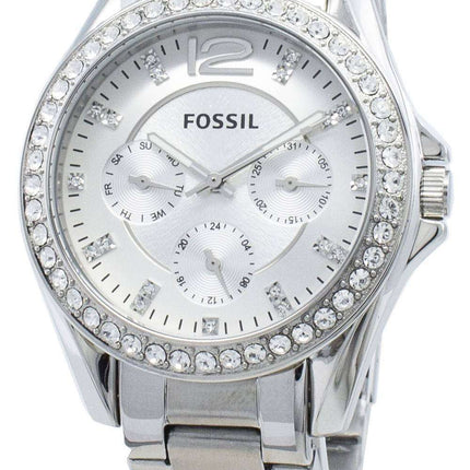 Refurbished Fossil Riley ES3202 Chronograph Diamond Accents Women's Watch