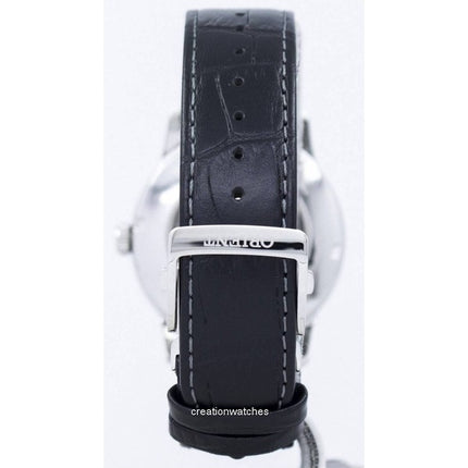 Refurbished Orient Leather Strap Sun And Moon White Dial Automatic SAK00002S Men's Watch