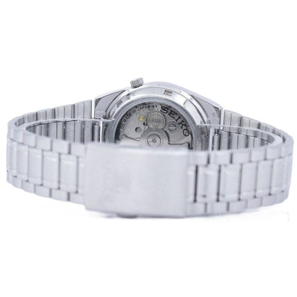 Refurbished Seiko 5 Stainless Steel Black Dial Automatic SNK063J5 Unisex Watch