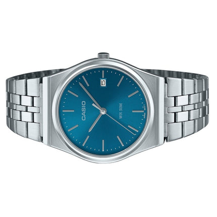 Refurbished Casio Standard Analog Stainless Steel Blue Dial Quartz MTP-B145D-2A2 Men's Watch