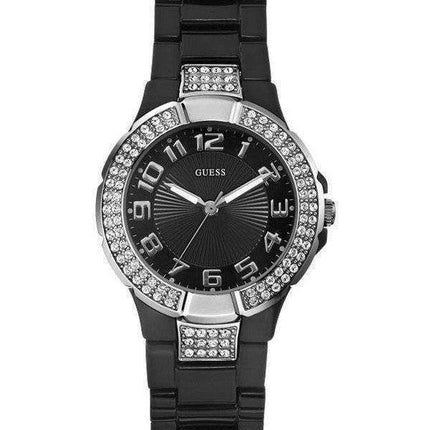 Guess Black Sports Crystal U95198L2 Womens Watch