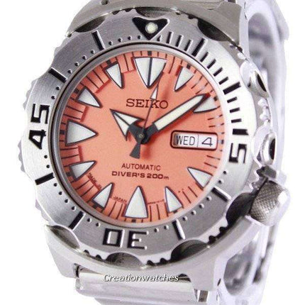 Refurbished Seiko Japan Made Automatic Divers Orange Monster SRP309J SRP309 Men's Watch