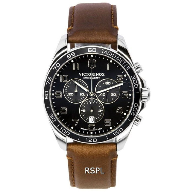 Victorinox Fieldforce Classic Chronograph Black Dial Quartz 241928 100M Mens Watch