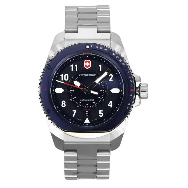 Victorinox Journey 1884 Stainless Steel Blue Dial Quartz Diver's 241978 200M Men's Watch