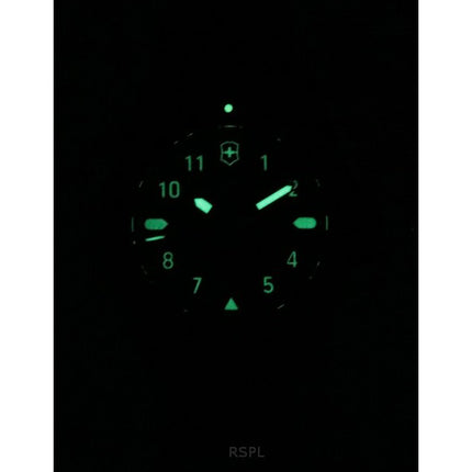 Victorinox Swiss Army Journey 1884 Rubber Strap Black Dial Quartz 241982 200M Men's Watch