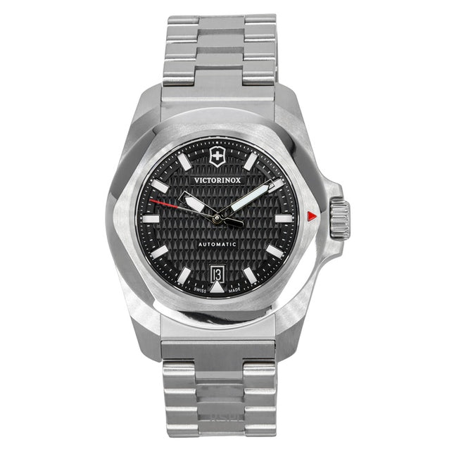 Victorinox I.N.O.X Stainless Steel Black Dial Automatic Diver's 242019 200M Men's Watch