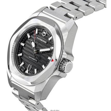 Victorinox I.N.O.X Stainless Steel Black Dial Automatic Diver's 242019 200M Men's Watch