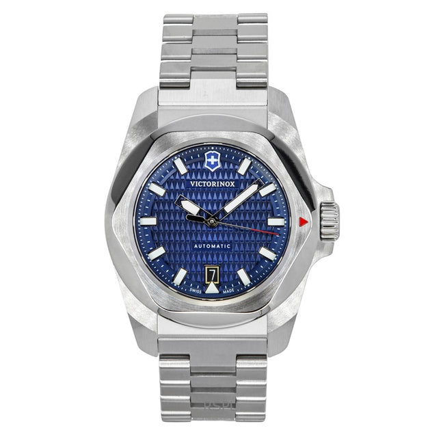 Victorinox I.N.O.X Stainless Steel Blue Dial Automatic 242020 200M Men's Watch