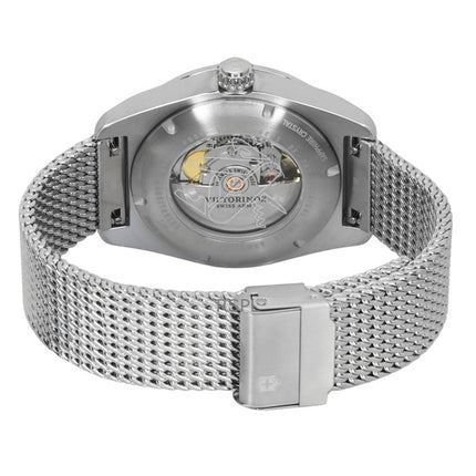 Victorinox Swiss Army Stainless Steel Blue Dial Automatic 242045 100M Men's Watch