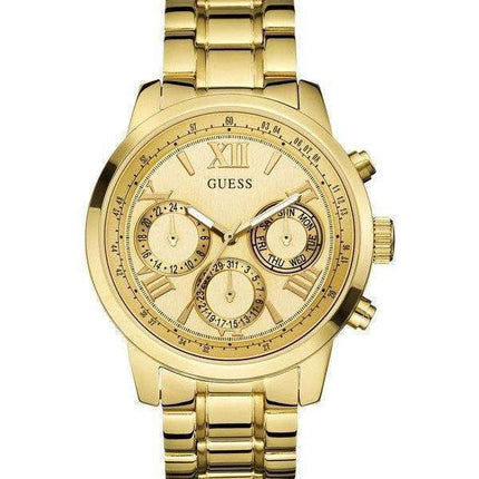 Guess Sunrise Multifunction Gold Tone Quartz W0330L1 Women's Watch