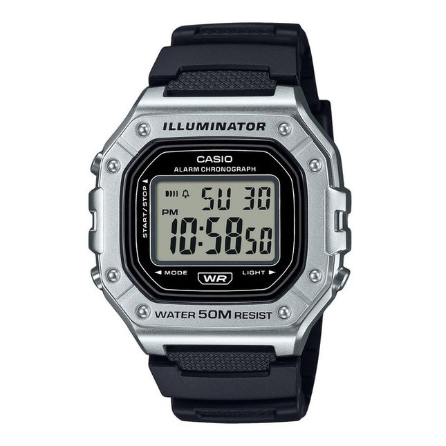 Casio Standard Digital Resin Strap Quartz W-218HM-7AV Men's Watch