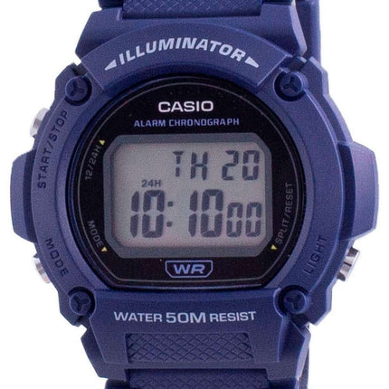 Casio Youth Illuminator Digital W-219H-2A W-219H-2 Mens Watch