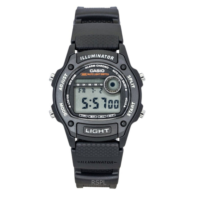 Casio Standard Digital Bio-Based Resin Strap Quartz W-220H-1AV Unisex Watch