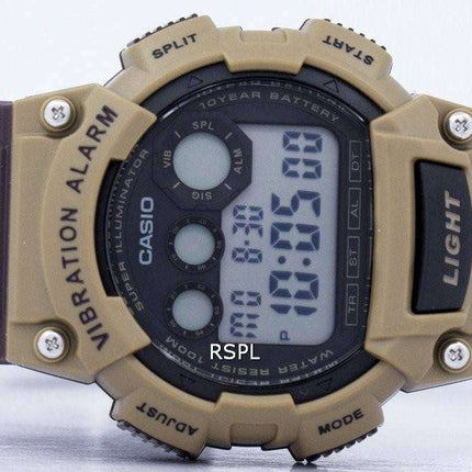 Casio Super Illuminator Vibration Alarm Digital W-735H-5AV W735H-5AV Men's Watch