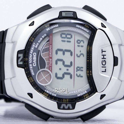 Casio Digital Sports Tide Graph Illuminator W-753-1AVDF W753-1AVDF Men's Watch