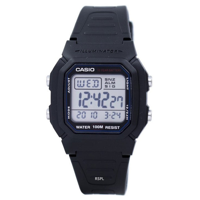 Casio Digital Classic Illuminator W-800H-1AVDF W-800H-1AV Men's Watch