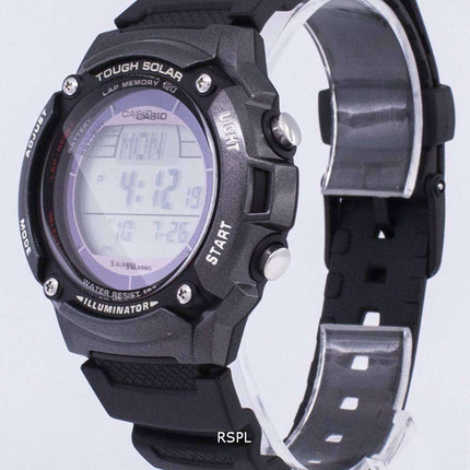 Casio Digital Tough Solar 5 Alarms Illuminator W-S200H-1BVDF WS200H-1BVDF Men's Watch