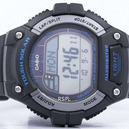 Casio Illuminator Tough Solar Lap Memory Alarm Digital W-S220-8AV Men's Watch