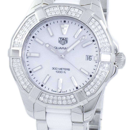 Tag Heuer Aquaracer Quartz 300M Diamond Accents WAY131F.BA0914 Women's Watch