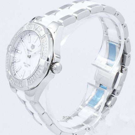 Tag Heuer Aquaracer Quartz 300M Diamond Accents WAY131F.BA0914 Women's Watch