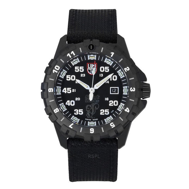 Luminox F117 Nighthawk Skunk Works Heritage Pilot Kevlar Strap Black Dial Quartz XA.6442.H.SET 200M Men's Watch