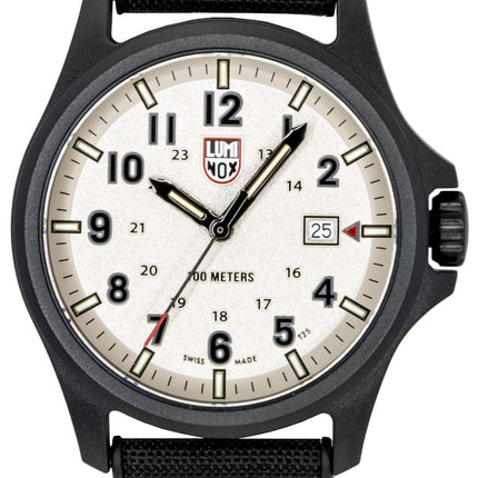 Luminox Atacama Field Rubber Strap Beige Dial Quartz XL.1971.2 100M Men's Watch