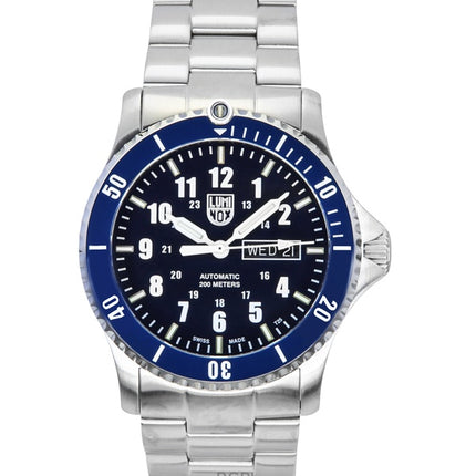 Luminox Sport Timer Stainless Steel Blue Dial Automatic Diver's XS.0924 200M Men's Watch