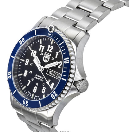 Luminox Sport Timer Stainless Steel Blue Dial Automatic Diver's XS.0924 200M Men's Watch